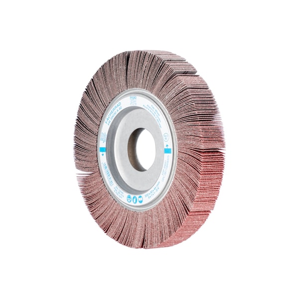 Pferd 8" x 1" Unmounted Flap Wheel - 1-3/4" A.H. - Aluminum Oxide - 60 Grit 45642 - main